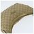 Borsa a Spalla Gucci GG Canvas Sherry Line Beige Oro 181092 Auth 150514 D'oro - vista 6