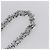 LOUIS VUITTON Cintura a Spalla in Catena Metal 23,6"" Argento LV Auth 150644 - vista 5