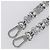 LOUIS VUITTON Cintura a Spalla in Catena Metal 23,6"" Argento LV Auth 150644 - vista 7