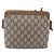 Borsa a Spalla GUCCI GG Plus Supreme in Pelle PVC Beige Oro Auth 150999 D'oro - vista 3