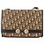 Borsa a Spalla in Tela Trotter Christian Dior Beige Oro Auth 157805 D'oro - vista 13
