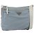 PRADA Schultertasche Nylon Hellblau Silber Authentisch 157225