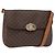 Céline Borsa a Spalla in Tela Macadam CELINE in Pelle PVC Marrone Oro Auth 156250 D'oro