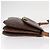 Céline Borsa a Spalla in Tela Macadam CELINE in Pelle PVC Marrone Oro Auth 156250 D'oro - vista 3