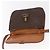 Céline Borsa a Spalla in Tela Macadam CELINE in Pelle PVC Marrone Oro Auth 156250 D'oro - vista 9