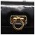 Borsa a Spalla Gancini Salvatore Ferragamo Smalto Nero Oro Auth kk580 D'oro - vista 18