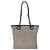 CHANEL Deauville Kette Tote Tasche aus Canvas Grau Silber CC Auth bs31505 - Ansicht 2