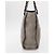 CHANEL Deauville Kette Tote Tasche aus Canvas Grau Silber CC Auth bs31505 - Ansicht 4