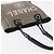 CHANEL Deauville Kette Tote Tasche aus Canvas Grau Silber CC Auth bs31505 - Ansicht 6