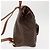 Céline CELINE Macadam Canvas Backpack PVC Leather Brown Auth BA6723 - view 4