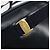 Borsa a Spalla Vala in Pelle Blu Navy e Oro Auth BA7059 di Salvatore Ferragamo D'oro - vista 18