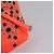 Jimmy Choo Studs Tote Bag aus Leder orange silber authentisch BA7037 - Ansicht 10