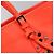 Jimmy Choo Studs Tote Bag aus Leder orange silber authentisch BA7037 - Ansicht 17
