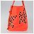Jimmy Choo Studs Tote Bag aus Leder orange silber authentisch BA7037 - Ansicht 3