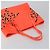Jimmy Choo Studs Tote Bag aus Leder orange silber authentisch BA7037 - Ansicht 6