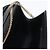 Borsa a spalla in tela Trotter Christian Dior nera e oro Auth BA8649 Nero D'oro - vista 18