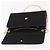 Borsa a spalla in tela Trotter Christian Dior nera e oro Auth BA8649 Nero D'oro - vista 9