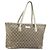 Gucci Borsa Tote GG Supreme in PVC beige 211137 Auth 156914