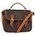 Céline Borsa a spalla circolare in tela Macadam CELINE in pelle PVC marrone oro Auth 147994 D'oro