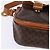 Céline Borsa a spalla circolare in tela Macadam CELINE in pelle PVC marrone oro Auth 147994 D'oro - vista 16