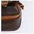Céline Borsa a spalla circolare in tela Macadam CELINE in pelle PVC marrone oro Auth 147994 D'oro - vista 17