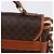 Céline Borsa a spalla circolare in tela Macadam CELINE in pelle PVC marrone oro Auth 147994 D'oro - vista 3