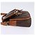 Céline Borsa a spalla circolare in tela Macadam CELINE in pelle PVC marrone oro Auth 147994 D'oro - vista 4