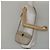 Borsa a Spalla Vala in Camoscio Beige Oro Auth BA7057 di Salvatore Ferragamo D'oro - vista 23