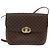 Céline CELINE Macadam Canvas Schultertasche aus PVC-Leder in Braun und Gold Auth 128916 Golden - Ansicht 13