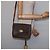 Céline CELINE Macadam Canvas Schultertasche aus PVC-Leder in Braun und Gold Auth 128916 Golden - Ansicht 25