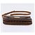 Céline CELINE Macadam Canvas Schultertasche aus PVC-Leder in Braun und Gold Auth 128916 Golden - Ansicht 5