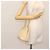 BALLY Borsa a Spalla in Pelle Beige Oro Auth 143330 D'oro - vista 23