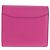 Hermès HERMES Kompakte Constance Geldbörse Leder Lila Rosa Auth 142362M - Ansicht 2