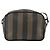 Pequin FENDI Pecan Canvas Schultertasche PVC Schwarz Braun Gold Auth hk2973 Golden - Ansicht 2