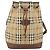Autre Marque Borsa a Spalla Burberrys Nova Check PVC Beige Oro Auth bs29124 D'oro - vista 13