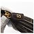 Bolso de mano de lona Zucca FENDI negro marrón oro Auth bs29397 Castaño Dorado - vista 9