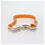 Hermès HERMES Suspensórios Cinto Lona Couro 2Set Laranja Auth bs29192 - vista 2
