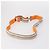 Hermès HERMES Suspensórios Cinto Lona Couro 2Set Laranja Auth bs29192 - vista 3