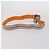 Hermès HERMES Suspensórios Cinto Lona Couro 2Set Laranja Auth bs29192 - vista 4
