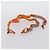 Hermès HERMES Suspensórios Cinto Lona Couro 2Set Laranja Auth bs29192 - vista 7