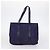 Bolsa Salvatore Ferragamo em couro e lona 4 peças bege preto marinho Auth bs29564 Azul marinho - vista 8