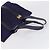 Bolsa Salvatore Ferragamo em couro e lona 4 peças bege preto marinho Auth bs29564 Azul marinho - vista 9