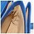 Bolsa MCM de couro azul e dourado Auth BA6222 - vista 18