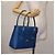 Bolsa MCM de couro azul e dourado Auth BA6222 - vista 22