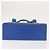 Bolsa MCM de couro azul e dourado Auth BA6222 - vista 5