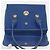 Bolsa MCM de couro azul e dourado Auth BA6222 - vista 9