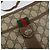 Borsa a Spalla Gucci GG Supreme Web Sherry Line Beige Oro 89 02 032 Auth bs29622 D'oro - vista 17