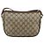 Borsa a Spalla Gucci GG Supreme Web Sherry Line Beige Oro 89 02 032 Auth bs29622 D'oro - vista 2