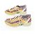 Sneakers CHANEL Tweed Multicolore CC Auth 138473M - vista 3