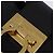 Borsa a Spalla Gancini in Pelle Nera e Oro Auth 144644 di Salvatore Ferragamo Nero D'oro - vista 10